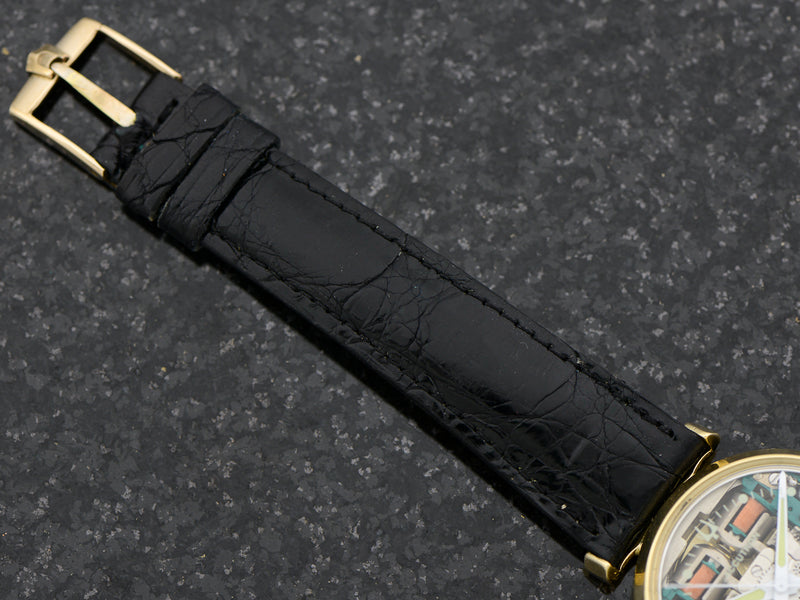 Bulova Accutron Spaceview Floating Lugs 14K Yellow Gold