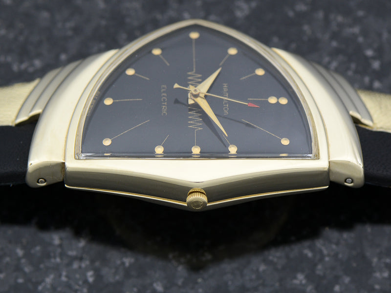 Hamilton Electric 14K Ventura Black Dial