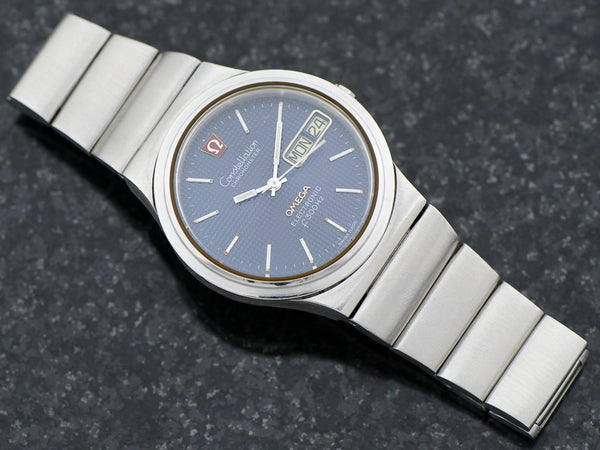 Omega Steel Constellation Chronometer f300 Tuning Fork & Bracelet