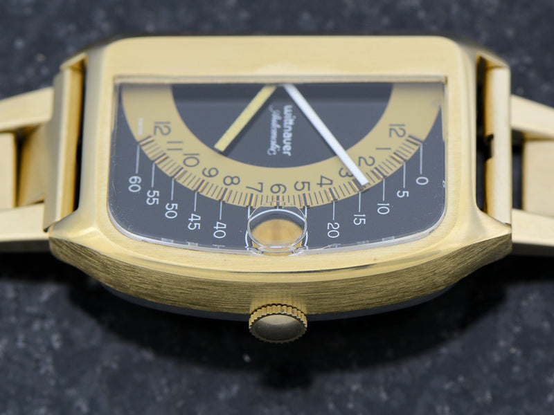 Wittnauer Futurama Black Dial & Original Bracelet