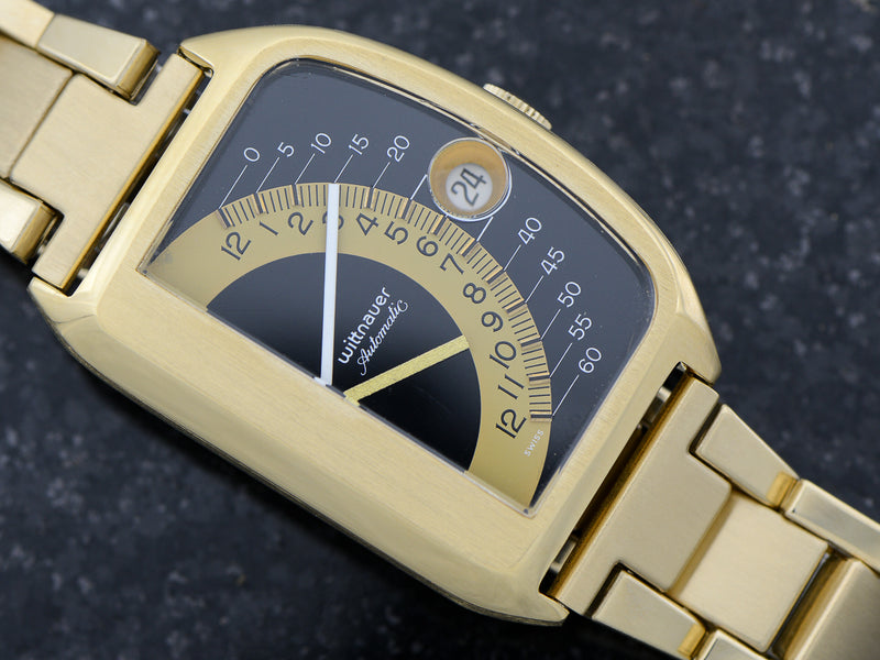 Wittnauer Futurama Black Dial & Original Bracelet