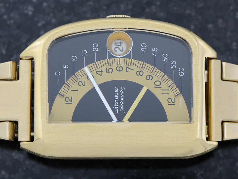 Wittnauer Futurama Black Dial & Original Bracelet