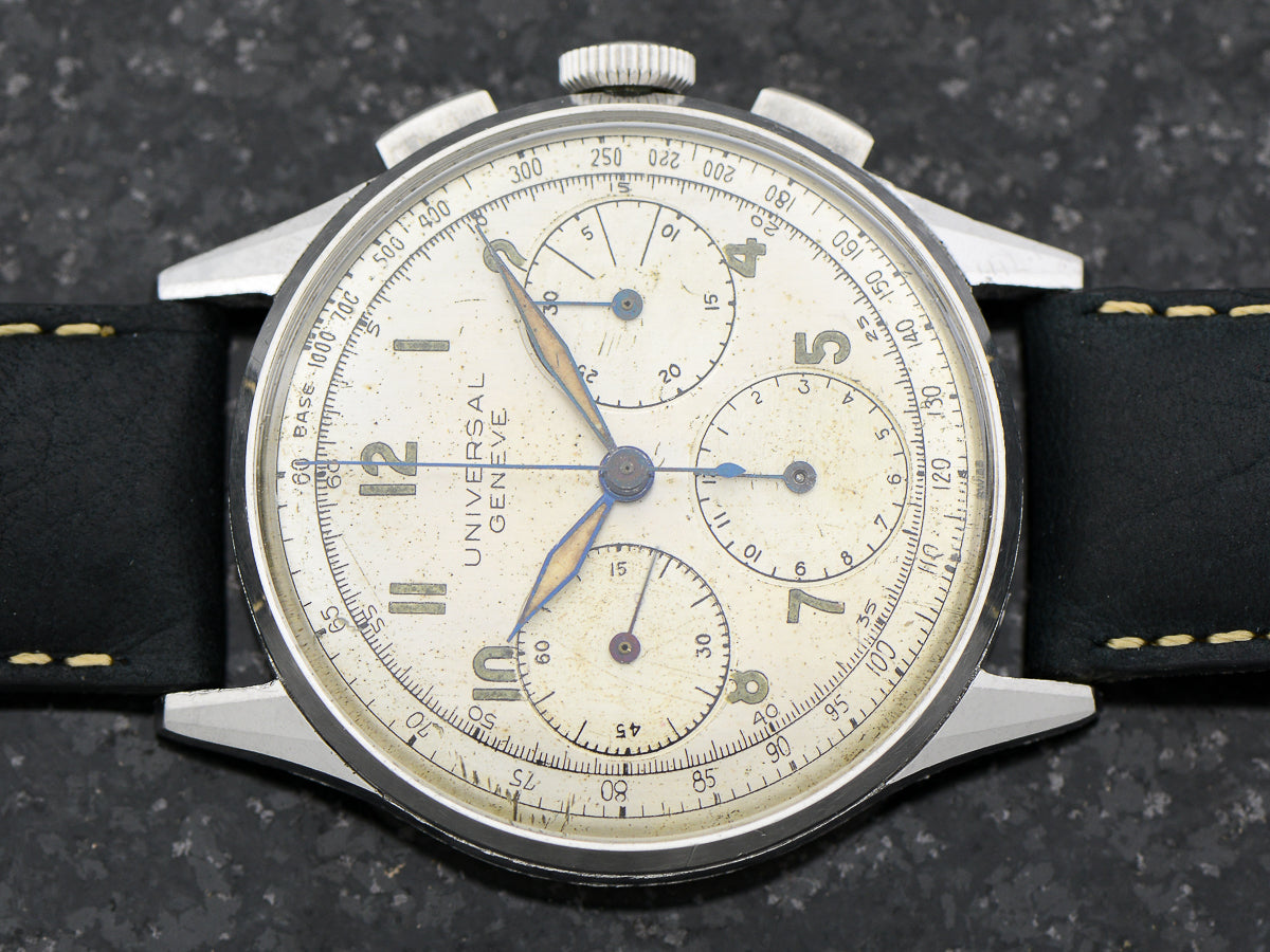 Universal Geneve Stainless Steel Chronograph Caliber 287 Universal Geneve Stainless Steel Chronograph Caliber 287