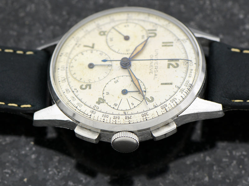 Universal Geneve Stainless Steel Chronograph Caliber 287