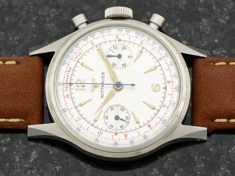 Wittnauer Stainless Steel Chronograph Ref. 3256 Landeron 148 14Y