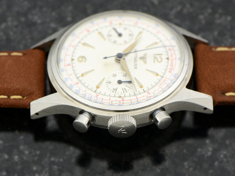 Wittnauer Stainless Steel Chronograph Ref. 3256 Landeron 148 14Y