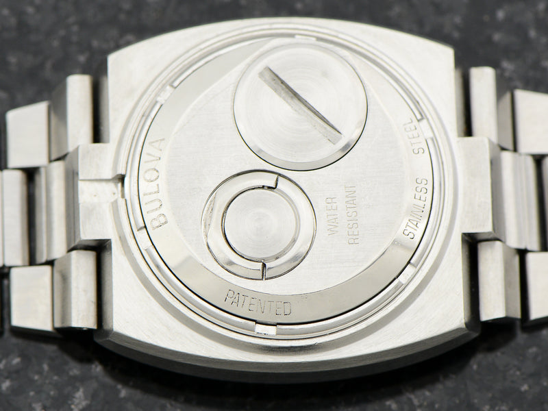 Bulova Accutron Spaceview Double Cushion "T" Steel With Original Bracelet