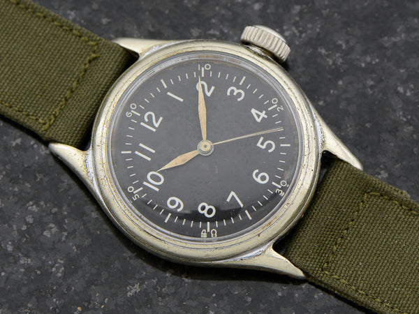 Bulova A-11 Air Force World War II Military Hacking Vintage Watch