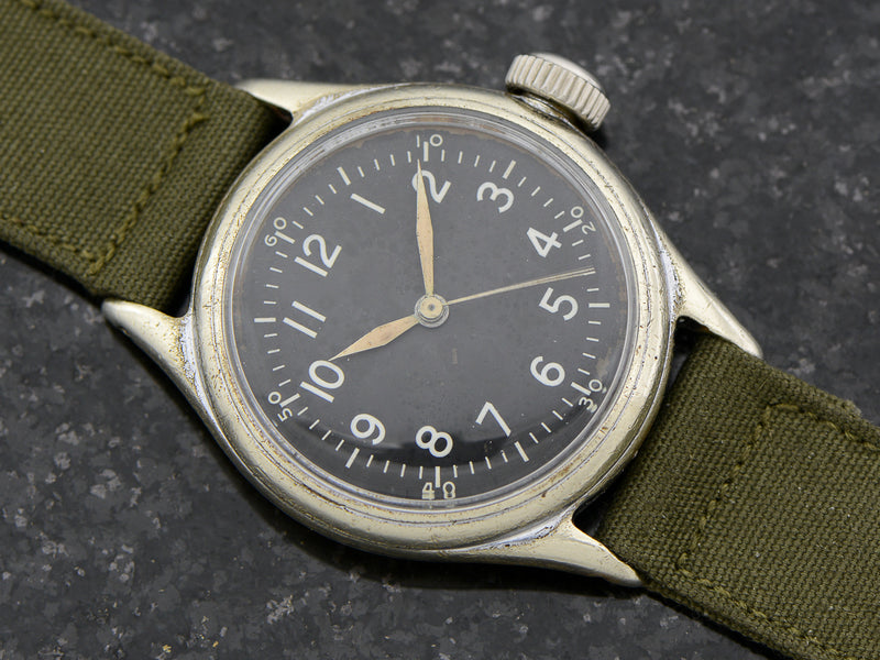 Bulova A-11 Air Force World War II Military Hacking Vintage Watch