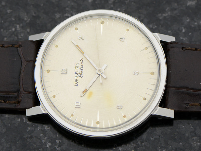 Rare Lord Elgin Electronic 725 Stainless Steel