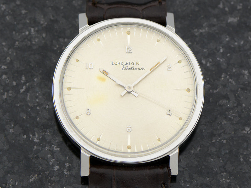 Rare Lord Elgin Electronic 725 Stainless Steel