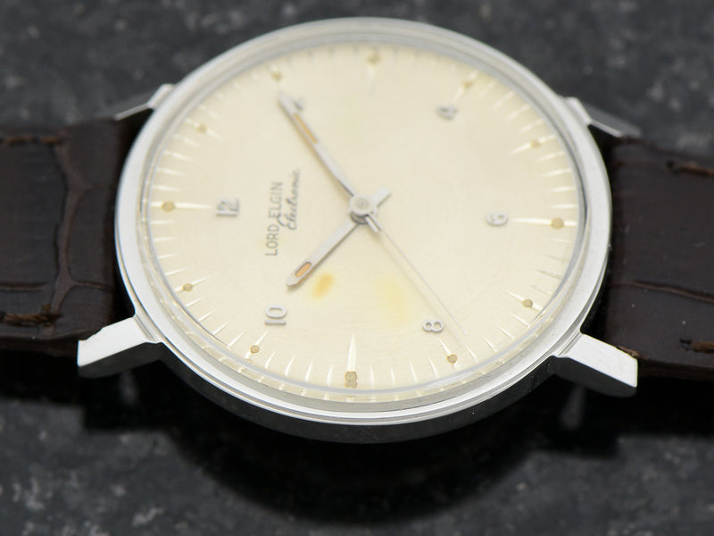 Rare Lord Elgin Electronic 725 Stainless Steel