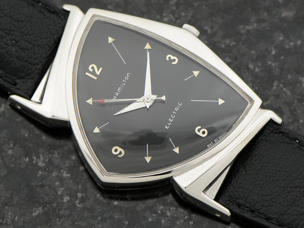 Hamilton Electric Custom Rhodium Black Pacer