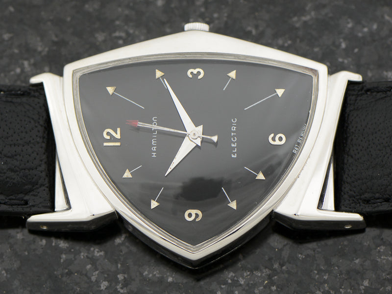 Hamilton Electric Custom Rhodium Black Pacer