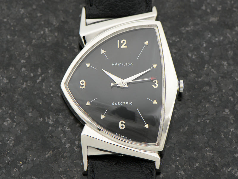 Hamilton Electric Custom Rhodium Black Pacer