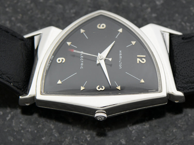 Hamilton Electric Custom Rhodium Black Pacer