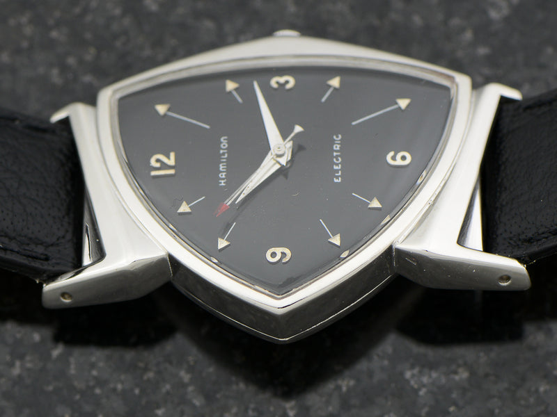 Hamilton Electric Custom Rhodium Black Pacer