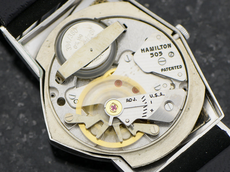Hamilton Electric 14K White Gold Ventura 505 Movement
