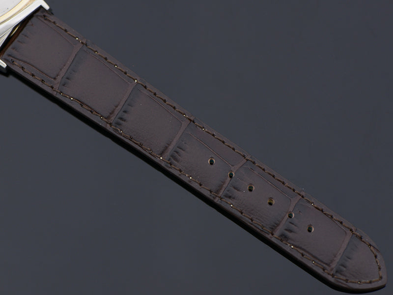 Brand New Genuine Leather Brown Alligator Grain Watch Band