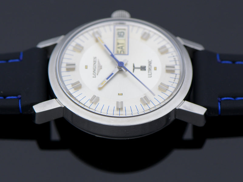 Longines Ultronic Tuning Fork Steel Watch