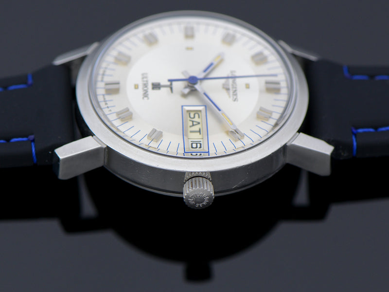 Longines Ultronic Tuning Fork Steel Watch