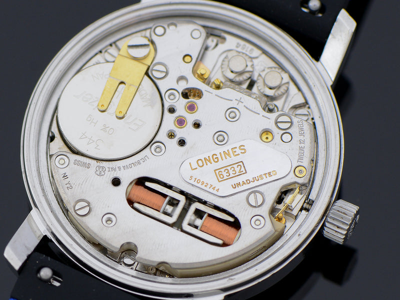 Longines Ultronic Tuning Fork Steel Watch