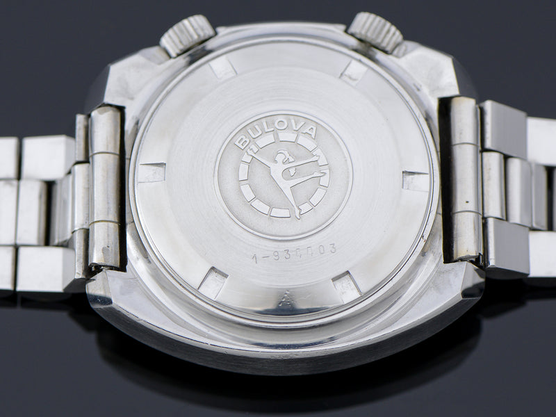 Bulova Accutron Deep Sea 666 Diver World Time Vintage Watch