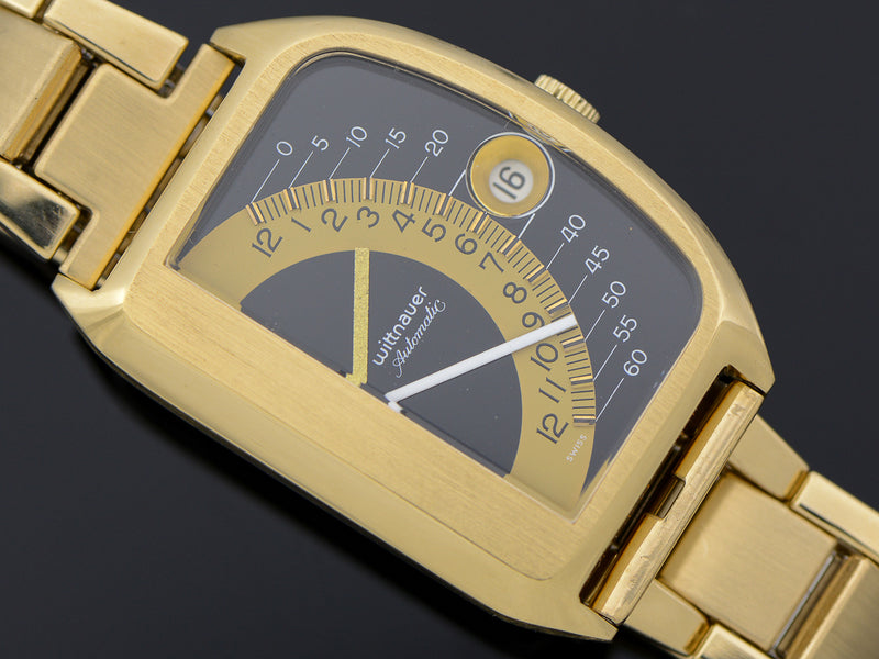 Wittnauer Futurama Black Dial & Original Bracelet