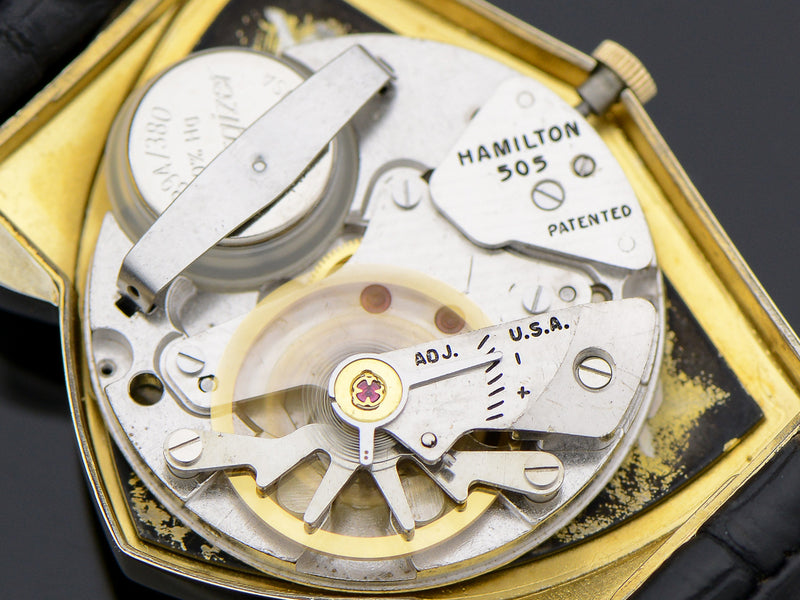 Hamilton Electric Original Finish 505 Style Black Dial Pacer