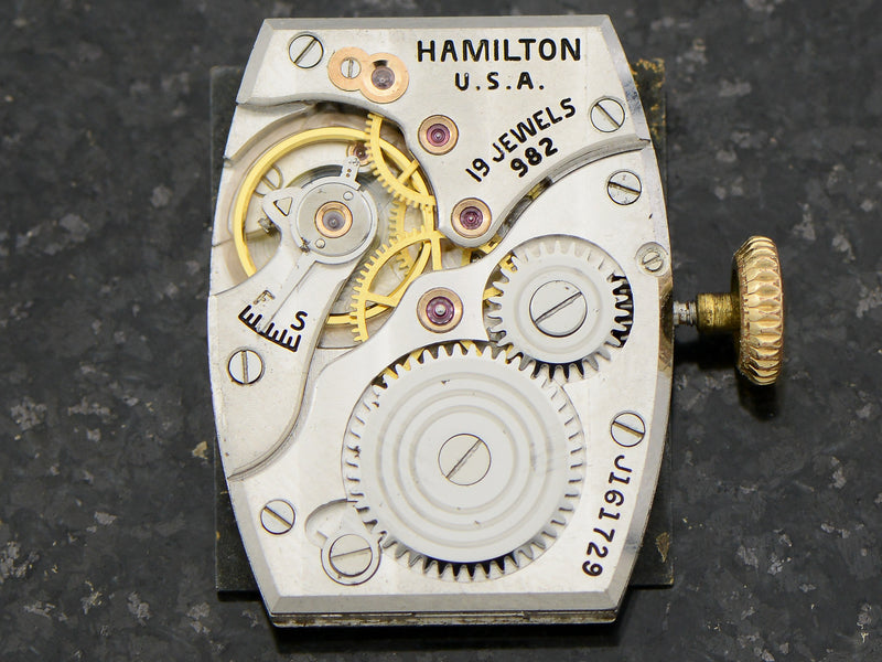 Hamilton Otis "Reverso" Original Black Dial