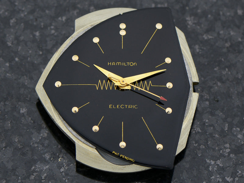 Hamilton Electric 14K Ventura Black Dial
