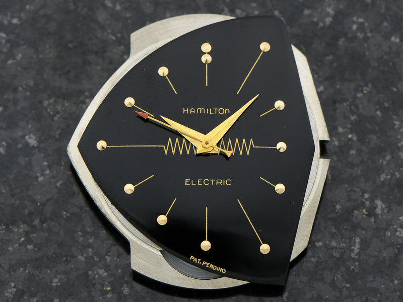 Hamilton Electric 14K Ventura Black Dial