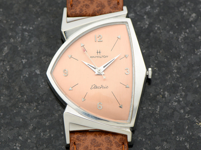 Hamilton Electric Custom Rhodium Rose Pacer