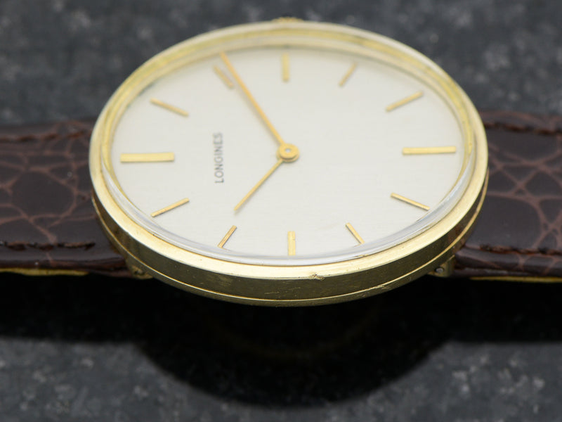 Longines 14K Yellow Gold Oval