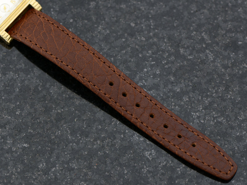 Brand new genuine leather Brown Band with matching Gold Colored Buckle