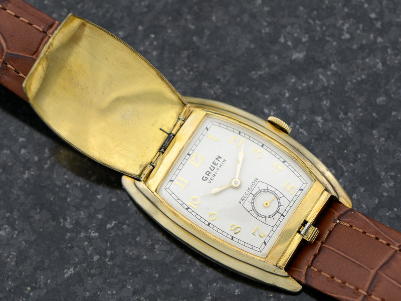 Gruen Flip Top Veri-Thin Precision Watch