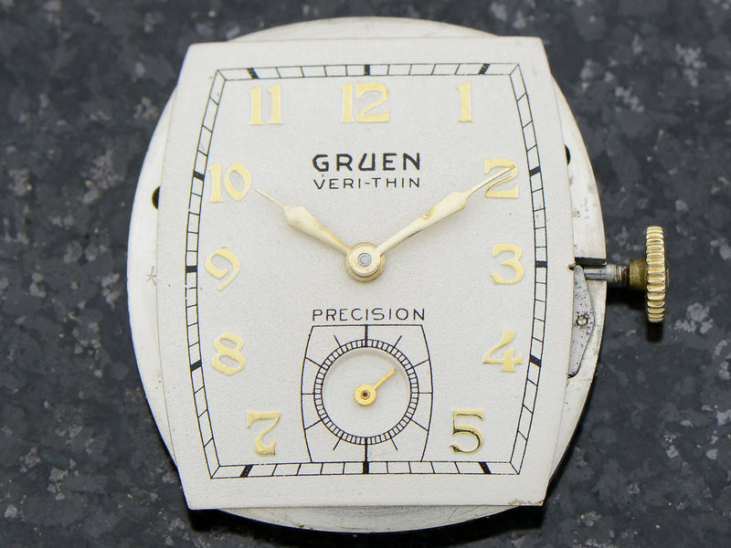 Gruen Flip Top Veri-Thin Precision Watch Dial