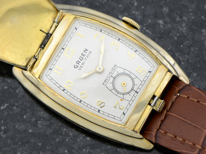 Gruen Flip Top Veri-Thin Precision Watch