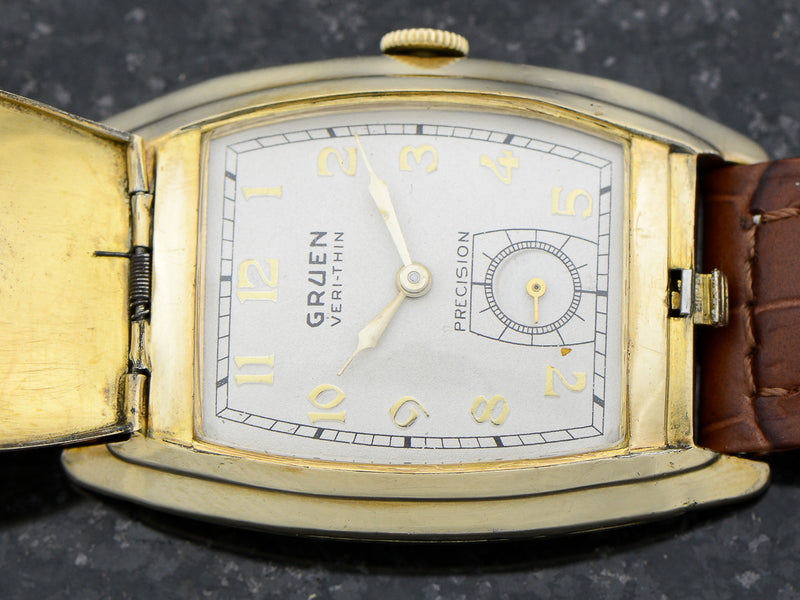 Gruen Flip Top Veri-Thin Precision Watch