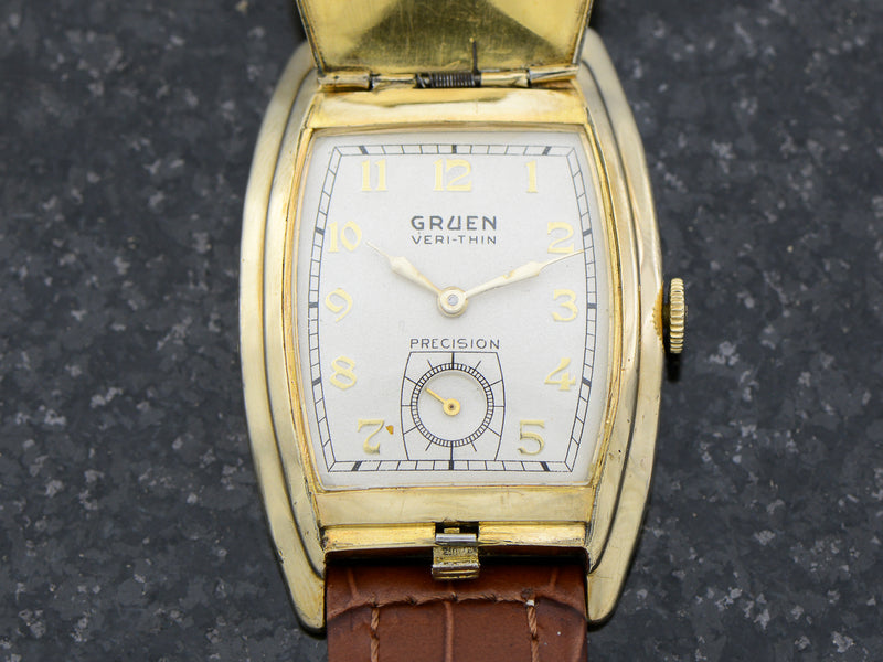 Gruen Flip Top Veri-Thin Precision Watch