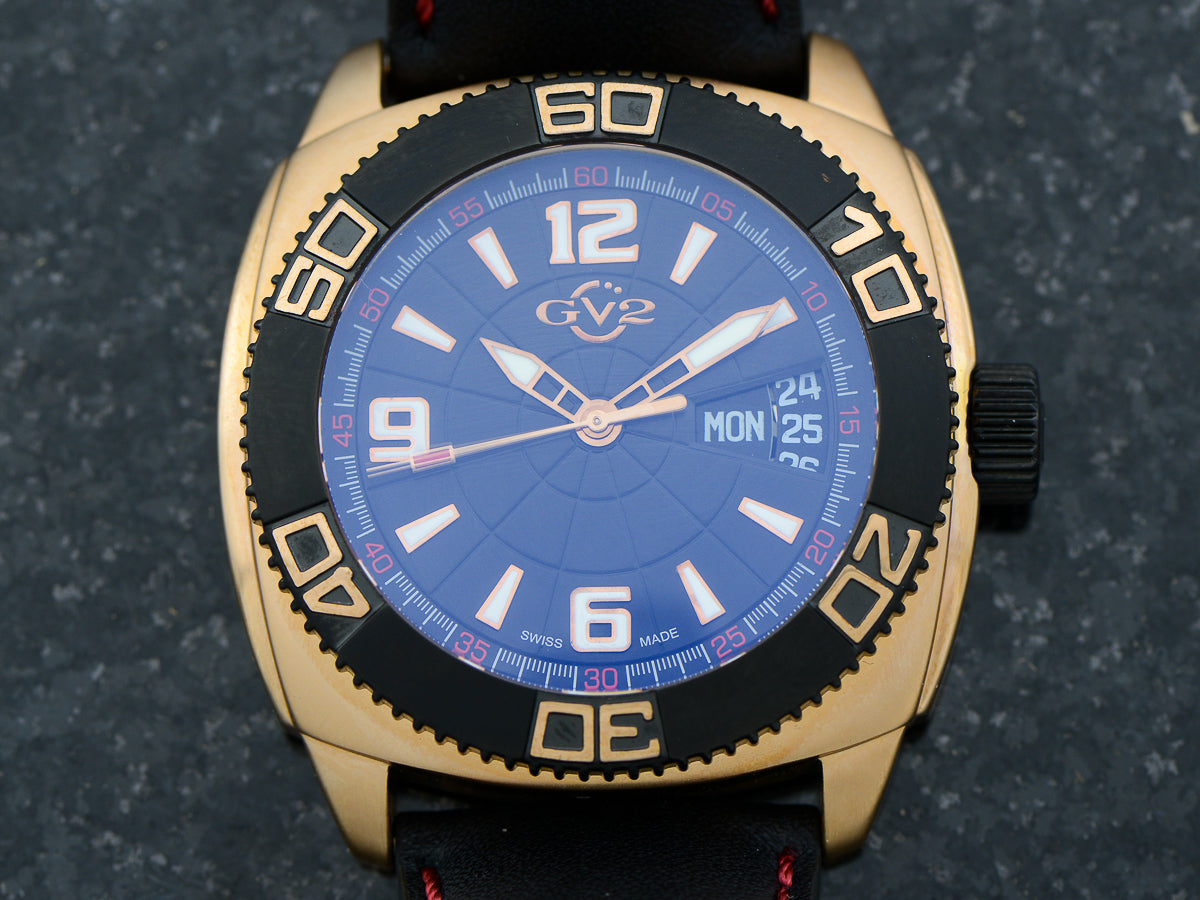 Gevril Hercules Watch ESA 9158 Dynotron Electronic Movement