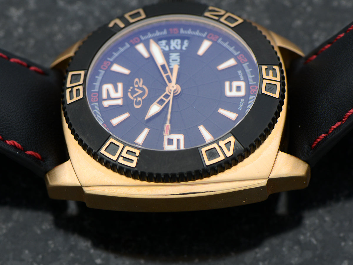 Gevril Hercules Watch ESA 9158 Dynotron Electronic Movement