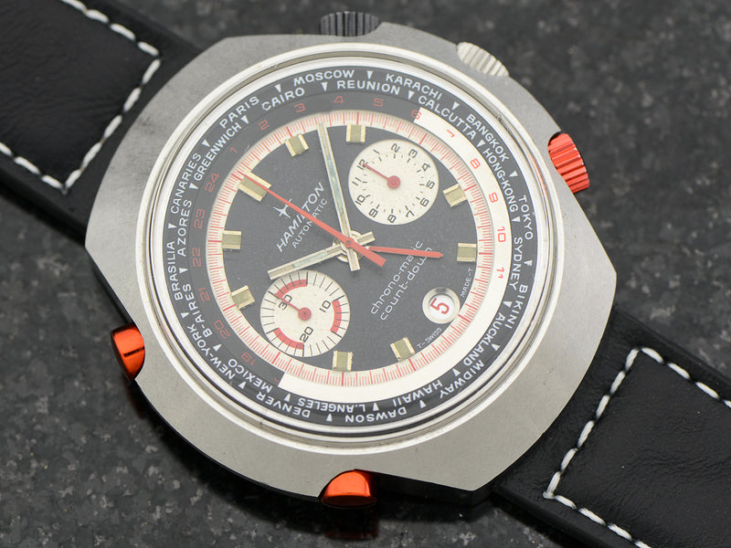 Hamilton Count-Down Chrono-Matic GMT Caliber 14
