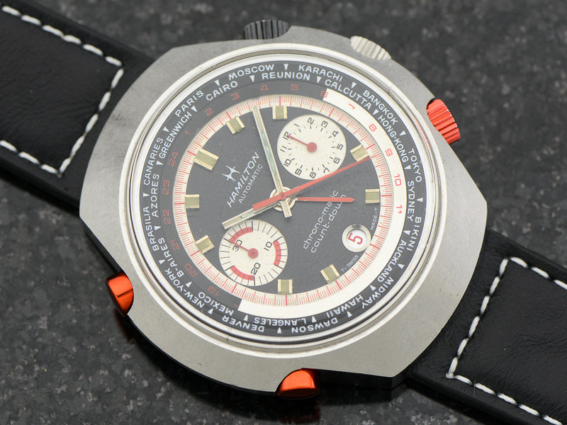 Hamilton Count-Down Chrono-Matic GMT Caliber 14