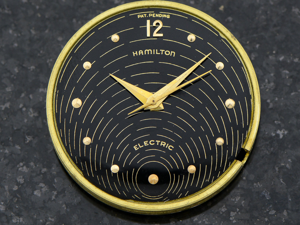 時計 HAMILTON MARTIN BLACK k10 Ventura Elvis80 Skeleton Auto - Dial color:Black - H24535331