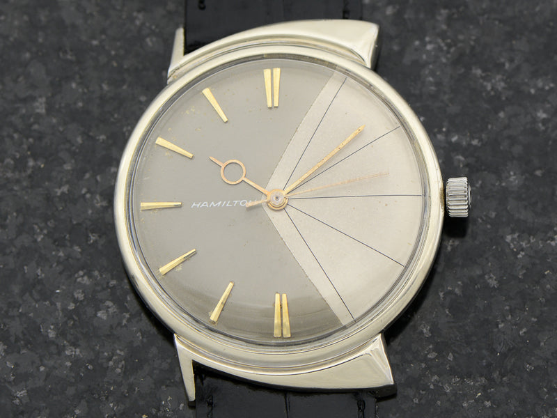 Hamilton White Gold Filled Thin-O-Matic T-403 "Shark"