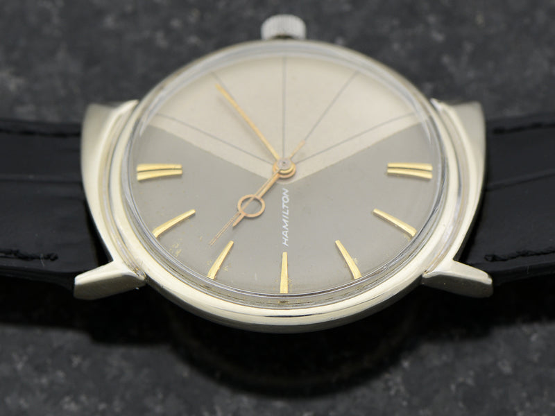 Hamilton White Gold Filled Thin-O-Matic T-403 "Shark"