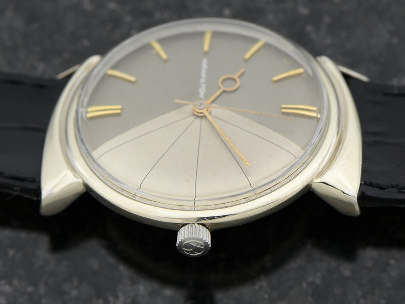 Hamilton White Gold Filled Thin-O-Matic T-403 "Shark"