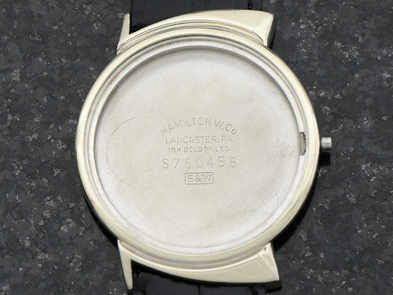 Hamilton White Gold Filled Thin-O-Matic T-403 "Shark"
