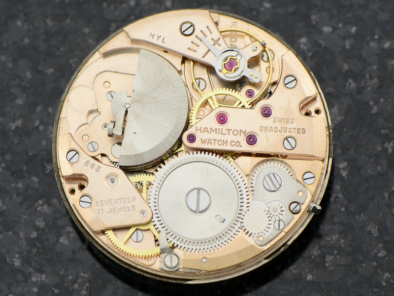 Hamilton White Gold Filled Thin-O-Matic T-403 "Shark"